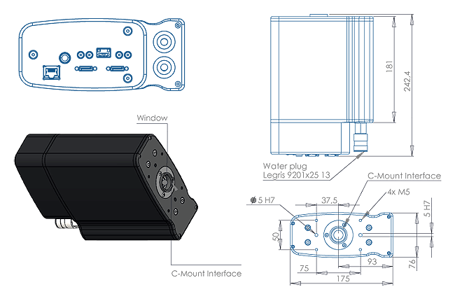 SWIR Cameras positionning