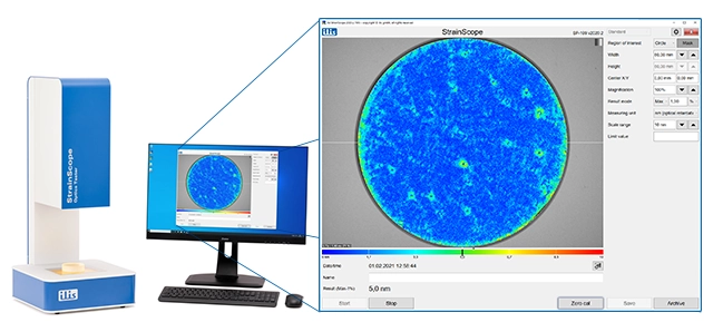 StrainScope Optics Tester