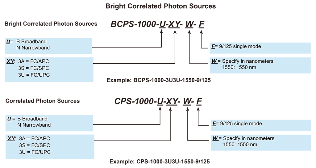 BCPS-1000 型番指定方法